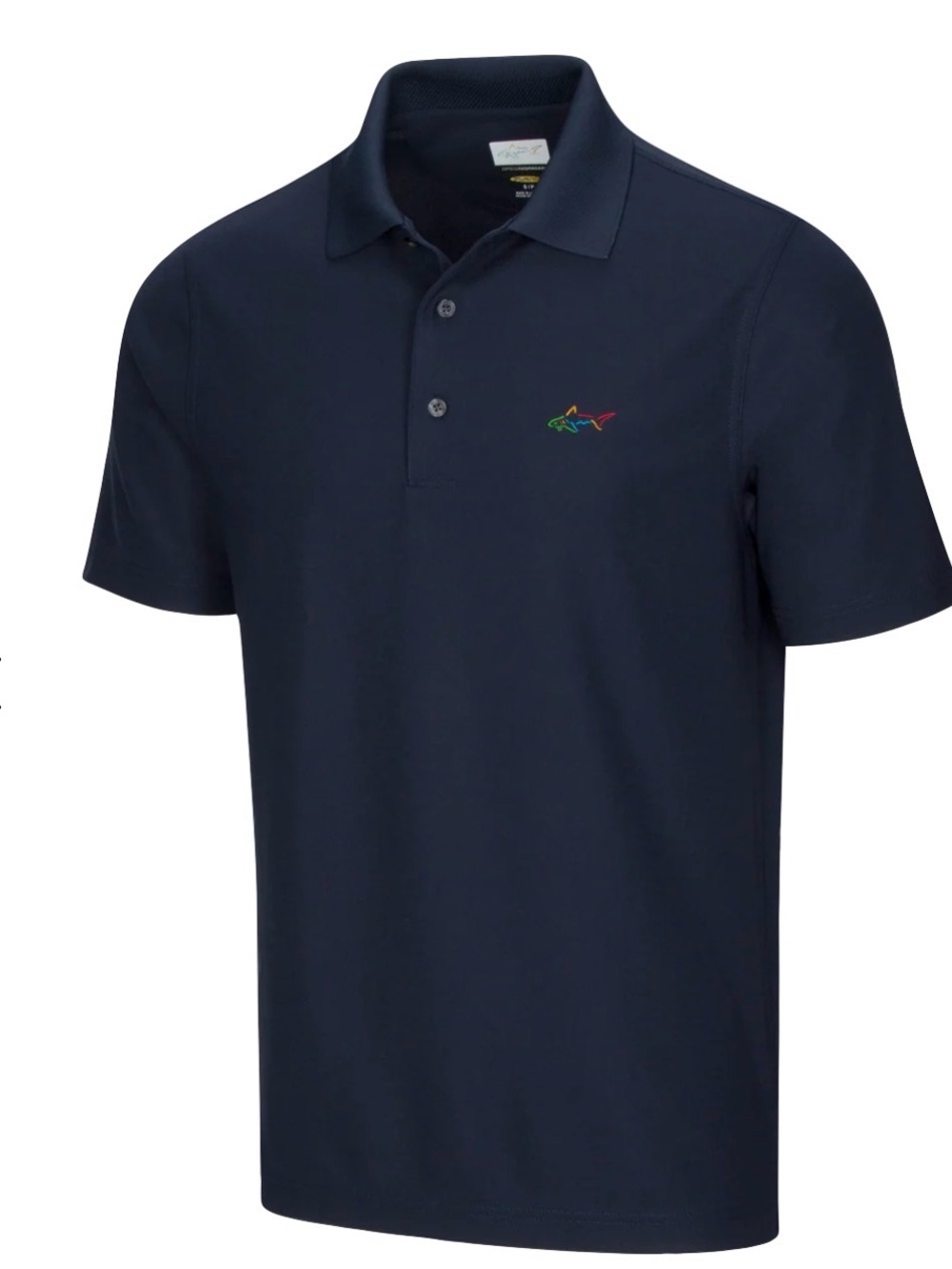 Greg Norman Collection Navy Blue Performance Polo